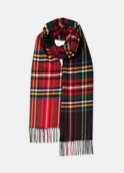 Accessories | Accessories*Gloverall Oversized Lambswool Scarf Black Royal Stewart