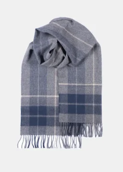 Scarves | Scarves*Gloverall Oversized Lambswool Scarf Grey Check