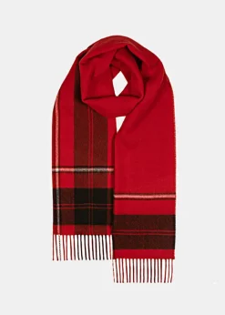 Scarves | Scarves*Gloverall Oversized Lambswool Scarf Cunningham Red