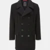Peacoats*Gloverall Oversized Peacoat Black Stewart
