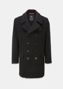 Peacoats*Gloverall Oversized Peacoat Black Stewart