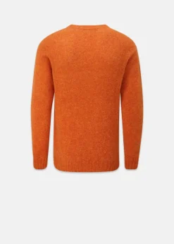 Knitwear & Tops*Gloverall Oxford Brushed Lambswool Jumper Orange