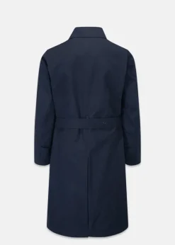 Overcoats*Gloverall Raleigh Trench Coat Navy