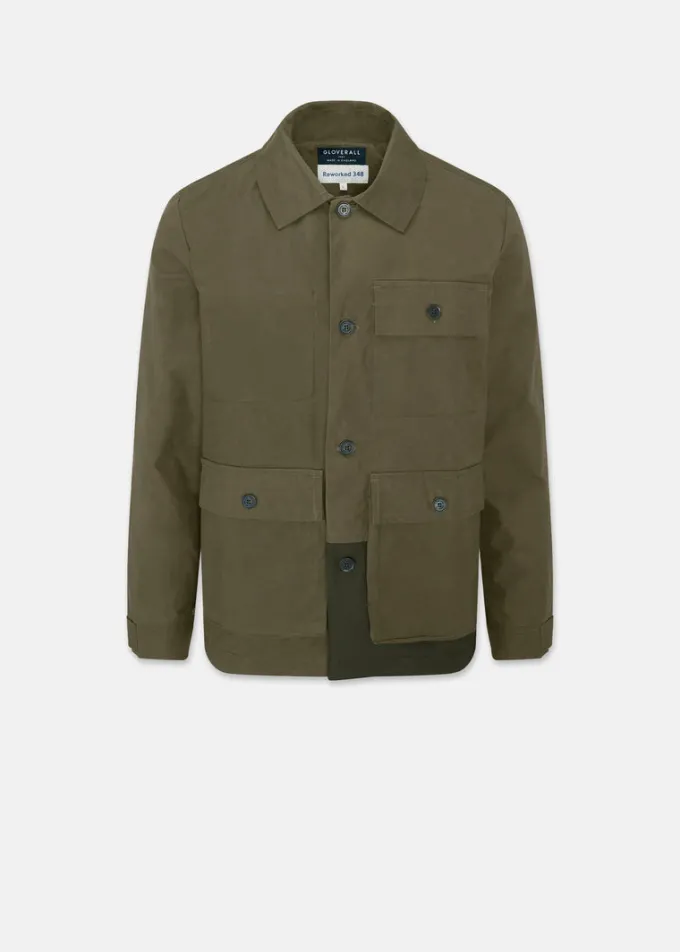 Jackets*Gloverall Renewed Serviceman Jacket Khaki