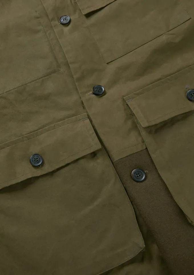 Jackets*Gloverall Renewed Serviceman Jacket Khaki