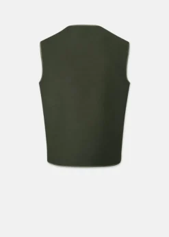 Jackets*Gloverall Renewed Serviceman Vest Khaki