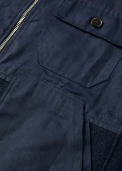 Jackets*Gloverall Renewed Works Jacket Navy