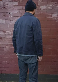 Jackets*Gloverall Renewed Works Jacket Navy