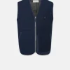 Jackets*Gloverall Renewed Works Vest Navy