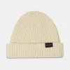 Hats | Hats*Gloverall Ribbed Merino Beanie Hat Ecru