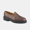 Shoes*Gloverall Robert Loafers Brown Leather
