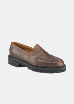 Shoes*Gloverall Robert Loafers Brown Leather