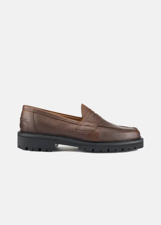 Shoes*Gloverall Robert Loafers Brown Leather