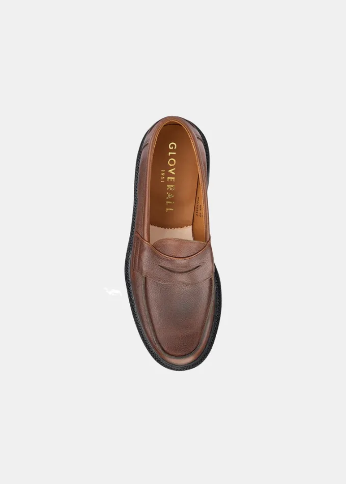 Shoes*Gloverall Robert Loafers Brown Leather