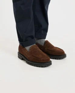Shoes*Gloverall Robert Loafers Brown Suede