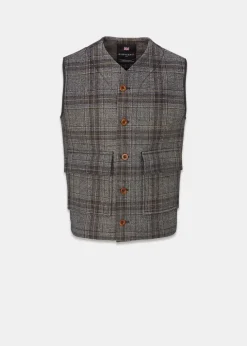 Jackets*Gloverall Roger Check Gilet