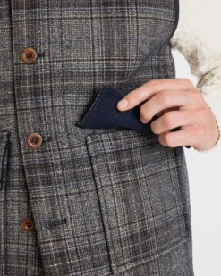Jackets*Gloverall Roger Check Gilet