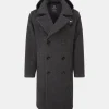 Peacoats*Gloverall Shackleton Peacoat Charcoal