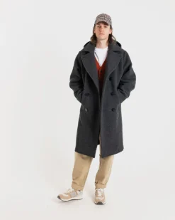 Peacoats*Gloverall Shackleton Peacoat Charcoal