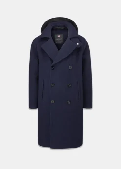 Peacoats*Gloverall Shackleton Peacoat Navy
