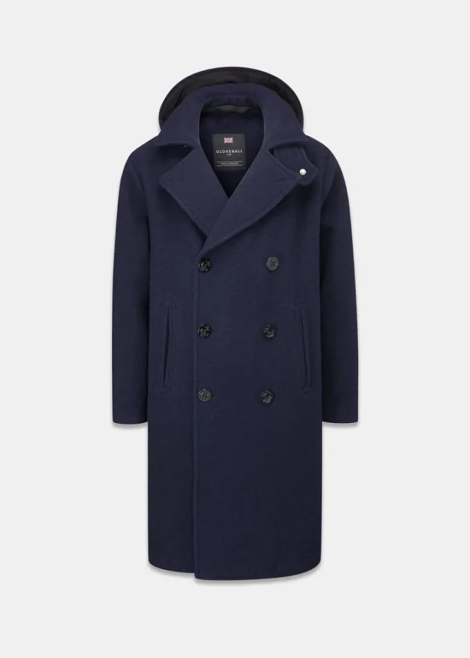 Peacoats*Gloverall Shackleton Peacoat Navy