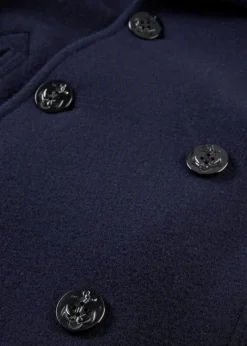 Peacoats*Gloverall Shackleton Peacoat Navy