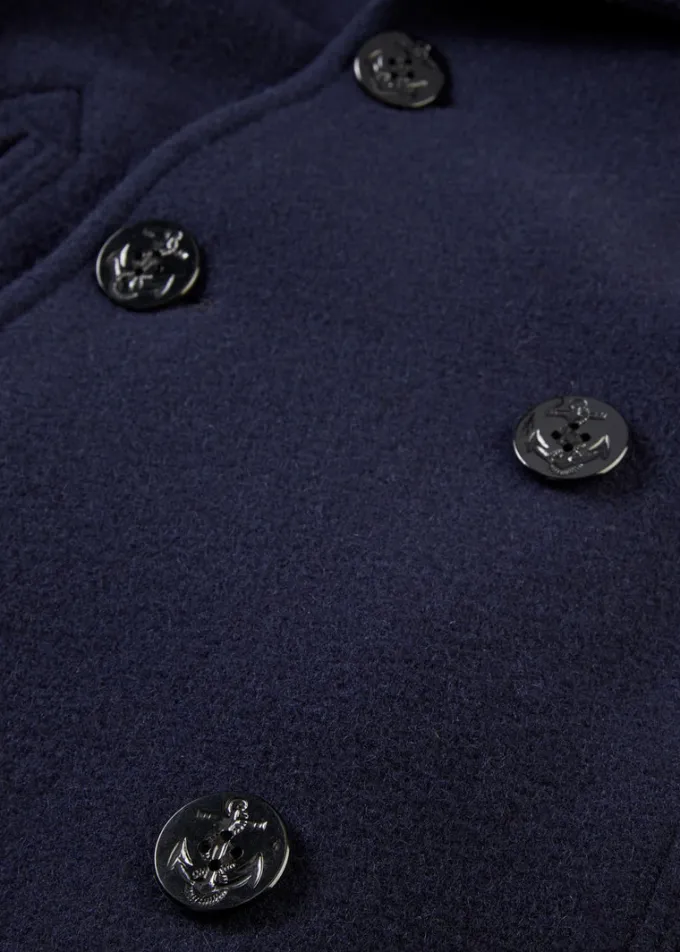 Peacoats*Gloverall Shackleton Peacoat Navy