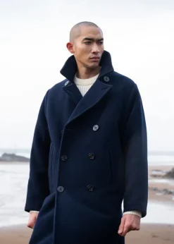 Peacoats*Gloverall Shackleton Peacoat Navy
