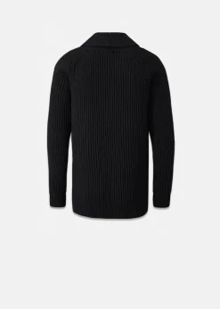 Knitwear & Tops*Gloverall Shawl Collar Cardigan Black