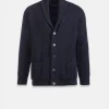 Knitwear & Tops*Gloverall Shawl Collar Cardigan Navy