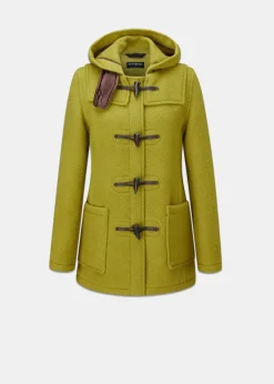 Duffle Coats*Gloverall Short Slim Duffle Coat Moss