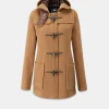 Duffle Coats*Gloverall Short Slim Fit Duffle Coat Camel