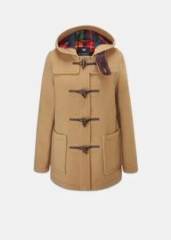 Duffle Coats*Gloverall Short Slim Fit Duffle Coat Camel Buchanan