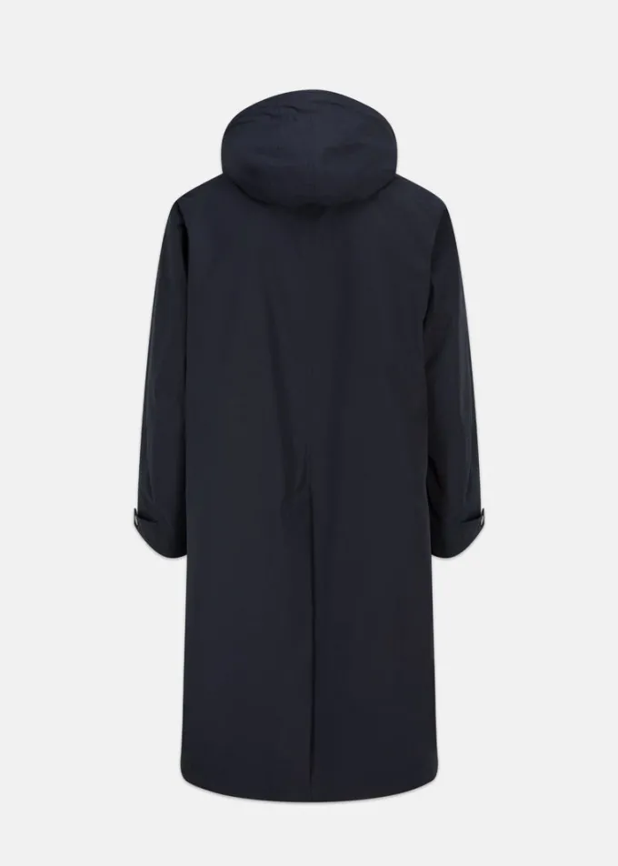 Overcoats*Gloverall Stanley Parka Black Navy