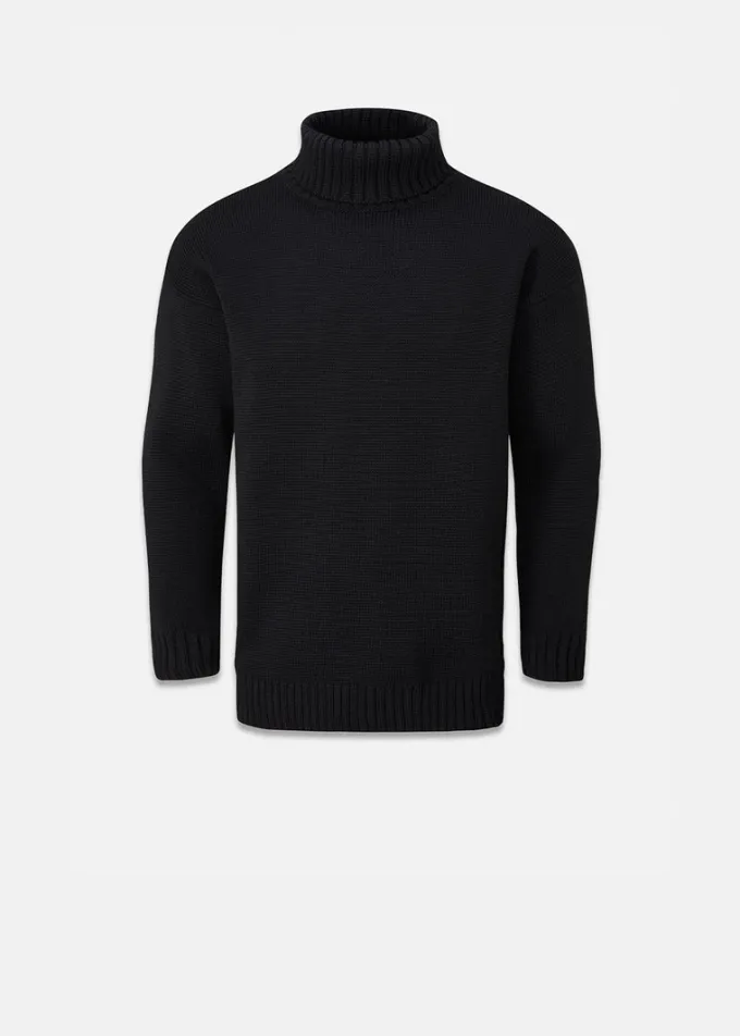 Knitwear & Tops*Gloverall Submariner Jumper Black