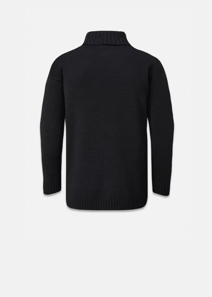 Knitwear & Tops*Gloverall Submariner Jumper Black