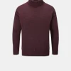 Knitwear & Tops*Gloverall Submariner Jumper Burgundy