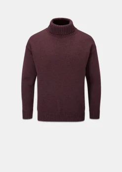 Knitwear & Tops*Gloverall Submariner Jumper Burgundy