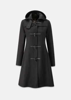 Duffle Coats*Gloverall Swing Duffle Coat Black