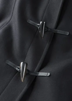 Duffle Coats*Gloverall Swing Duffle Coat Black