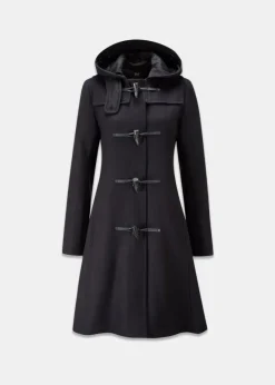 Duffle Coats*Gloverall Swing Duffle Coat Navy