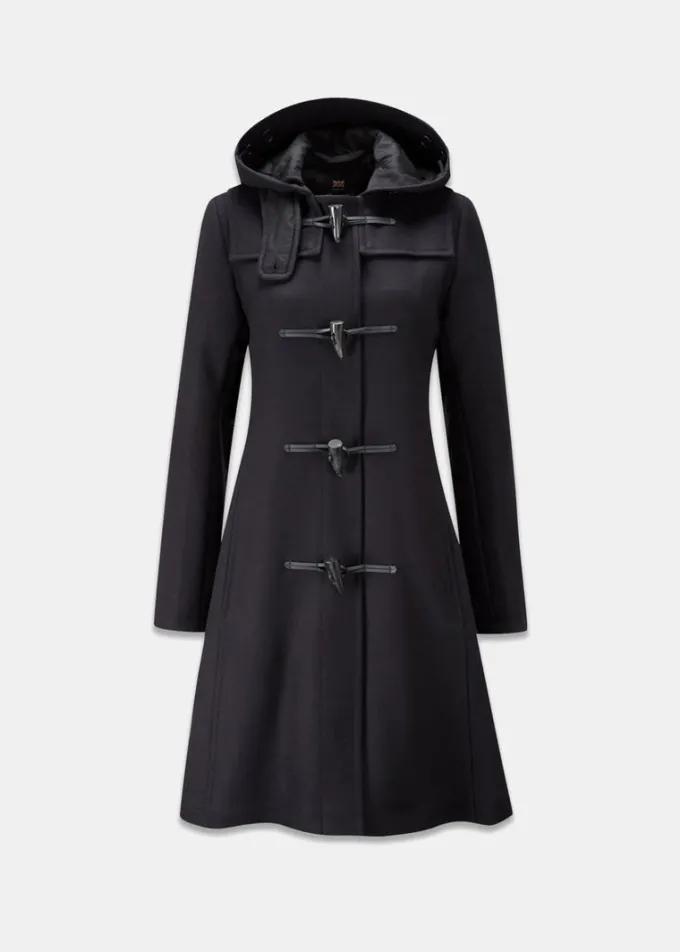 Duffle Coats*Gloverall Swing Duffle Coat Navy