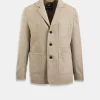 Jackets*Gloverall Textured Worker Blazer Tan