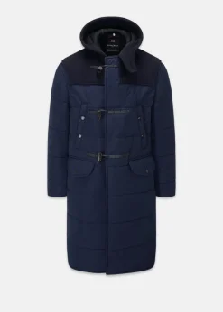 Duffle Coats*Gloverall Thomas Puffa Duffle Coat Navy