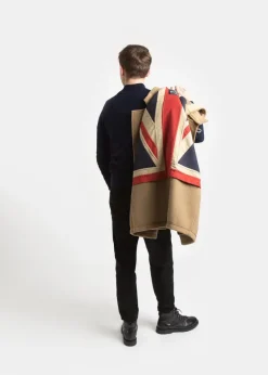 Duffle Coats*Gloverall Union Jack Mid Monty Duffle Coat Camel