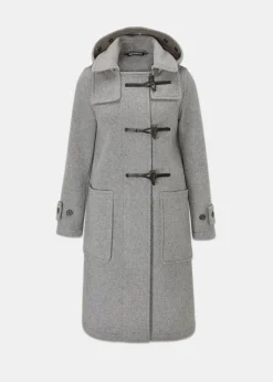 Duffle Coats*Gloverall Unlined Slim Fit Duffle Coat Grey