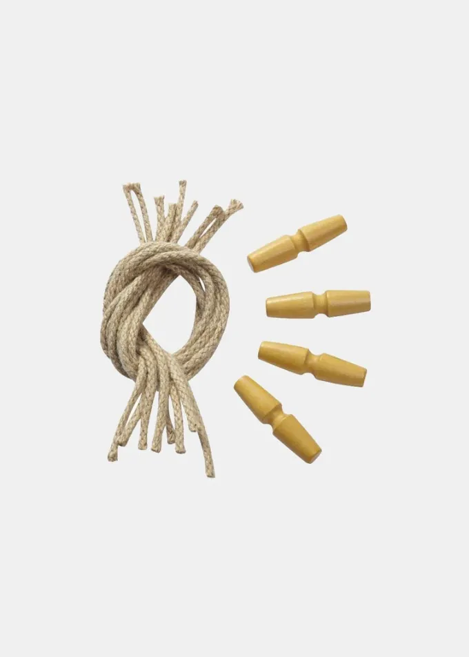 Care & Repair | Care & Repair*Gloverall Varnished Wooden Toggles and Jute Rope