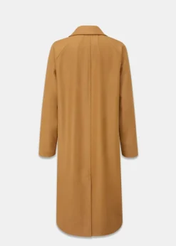 Overcoats*Gloverall Women's Chesterfield Refined Overcoat Camel