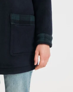 Jackets*Gloverall Women's George Jacket Navy Black Watch