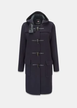 Duffle Coats*Gloverall Women's Original Duffle Coat Navy Black Watch